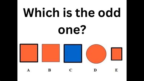 which figure is the odd one out
